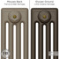 CI-RC-BROWN-004 - Richmond Brown 4 Column Victorian Cast Iron Radiator H460mm x W338mm CI-RC-BROWN-004 - Richmond Brown 4 Column Victorian Cast Iron Radiator H460mm x W338mm